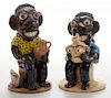 Two Albert Hodge Painted Figural