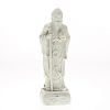 Chinese blanc de chine immortal figure with peach