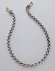 David Yurman 18K gold and sterling silver necklace