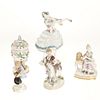(5) Meissen porcelain figurines and articles