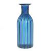 Murano Morandiane "A Canne" glass bottle vase