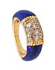 Van Cleef & Arpels Philippines Lapis Lazuli Ring In 18K Gold With Diamonds