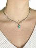 Emerald, Diamonds & 18k Gold Necklace