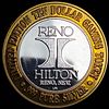 Reno Hilton Nevada .999 Silver $10 Gaming Token