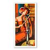 Michael Kerzner, "The Violinist" Hand Signed Limited Edition Serigraph on Paper with Letter of Authenticity.