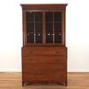American Federal cherrywood bookcase cabinet