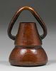 Stickley Brothers #1 Hammered Copper Vase c1910