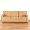 Modern leather 3-seat sofa by Nienkamper