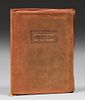 Roycroft Suede Hand-Illumined Book Compensation by Ralph Waldo Emerson 1903-1904