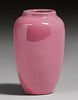 California Faience Burgundy Glazed Vase c1920s