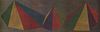 Sol LeWitt Piramidi. Plate 08. 1986. Farblithographie auf dünnem glattem Velin. 22,3 x 68 cm. In Bleistift signiert und nummeriert. - Unauffällig knic