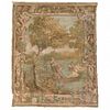 Antique Italian painted tapestry