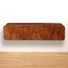 Pace Collection wall 9810 hung burl wood credenza