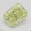 2.01 ct, Natural Fancy Yellow Even Color, SI1, Radiant cut Diamond (GIA Graded), Appraised Value: $44,600 