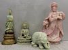 Antique Asian Hardstone Grouping To Inc An