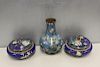 Lot of Vintage Cloisonne Items To Inc 2