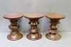 Set of 3 Time Life Stools After Eames.