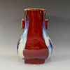 ANTIQUE CHINESE FLAMBE PORCELAIN VASE - GUANGXU MARK AND PERIOD