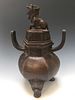 CHINESE ANTIQUE BRONZE VESSEL, 18TH OR 19TH CT