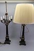 Pair Empire Style Lamps
