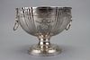 Silverplate Cup with Lion Head Mounts