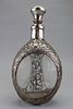 Chinese Export Silver Overlay Decanter