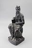 Faux Bronze Sculpture of "Michelangelo's Moses"