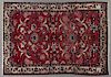 Semi Antique Persian Lillihan Carpet, 7' 3 x 10' 3
