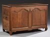 French Provincial Louis XIV Style Carved Oak Coffe