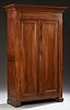 Louis Philippe Carved Walnut Armoire, 19th c., the