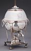 English Silverplated Copper Hot Water Urn, late 19
