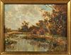 American School, "Autumn Landscape," early 20th c.