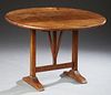 French Provincial Carved Walnut Wine Tasting Table