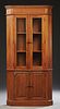 American Style Carved Mahogany Corner Cabinet, 20t