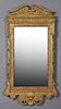 Regency Style Carved Giltwood Mirror, 20th c., the