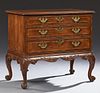 Queen Anne Banded Inlaid Walnut Chest on Stand, 20