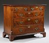 Georgian Burled Walnut Chest, early 19th c., with