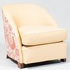 Art Deco Style Upholstered Tub Chair