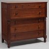 Late Federal Pine Tall Chest of Drawers