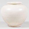 Chinese White Glazed Pottery Jar
