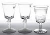 ASSORTED EAPG GOBLETS, LOT OF THREE