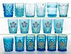 ASSORTED EAPG TUMBLERS, LOT OF 17