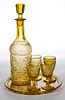 CURRIER AND IVES / CO-OP NO. 130 (OMN) SIX-PIECE WINE SET