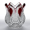 NEW JERSEY - RUBY-STAINED TOOTHPICK HOLDER