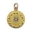 1870s Antique 14k Gold Pearl Pendant