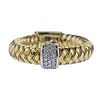 Roberto Coin Primavera 18k Gold Diamond Ring
