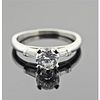 GIA  1.06 G VS1  Round Diamond Platinum Engagement Ring