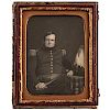 Quarter Plate Daguerreotype of Colonel Andrew McClain, Plus Pennsylvania Militia Commissions