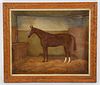 W.A. Clark, Portrait of a Horse, Chestnut Hunter