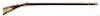 H. E. Leman, Lancaster, Pennsylvania full stock percussion rifle, approximately .40 caliber